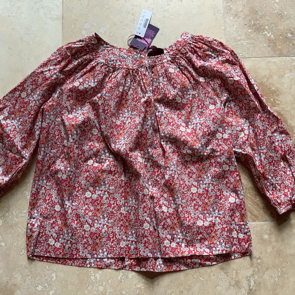 J. Crew Floral Top